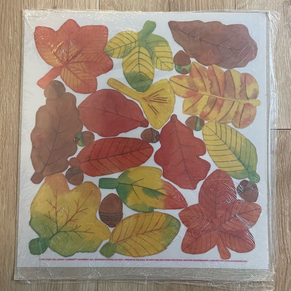 Fall Leaves Scrapbooking
